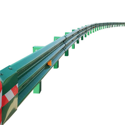 Ограждение для дорожного движения W Beam Guardrail с специальным цветом горячего оцинкованного цинкового покрытия
