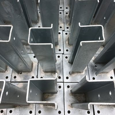 Горячая оцинкованная дорожная ограждение фланцевой пост для AASHTO M180 наружной безопасности