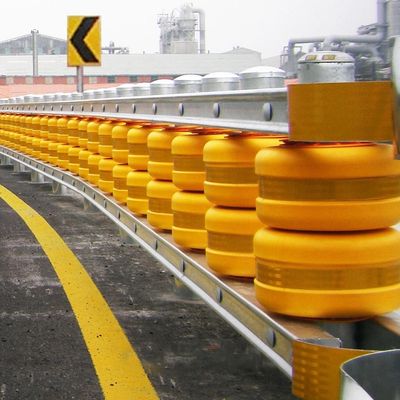Роликовый барьер безопасности дорожного движения с сертификатом ISO Q235 Q345 EVAl
