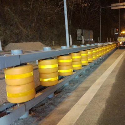Прямой барьер для безопасности дорожного движения Q235 Q345 Роликовый оградительный барьер на продажу