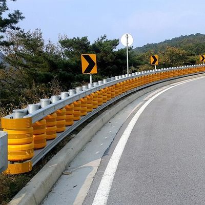 Автодорожная ограждение безопасности дорожного движения роликовый барьер прямой барьер с сертификатом ISO