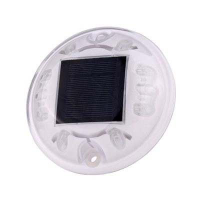 LED Cat Eye Round Solar Road Stud в синем цвете с отражающей лентой высокой интенсивности и ПВХ