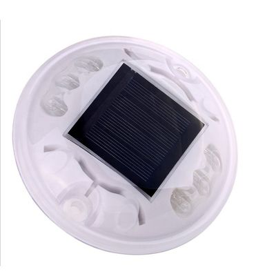 LED Cat Eye Round Solar Road Stud в синем цвете с отражающей лентой высокой интенсивности и ПВХ