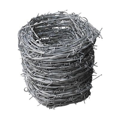 ISO горячее погружение оцинкованной стальной колючей проволоки забор для наружной безопасности