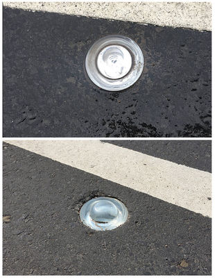 Стеклянный Cat Eye Road Stud Reflector для безопасности дорожного движения с высоким отражением из Шаньдун