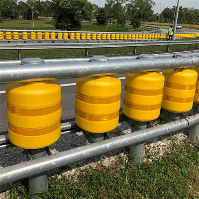 Сертификат ISO Advanced Highway Road Traffic Safety PU Foam / EVA Rolling Guardrail Anti Corrosion Roller Crash Barrier (Усовершенствованная система безопасности дорожного движения на автомагистралях)