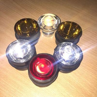 Высокоотражающие стеклянные кошачьи глаза для стеклянных дорог 10-25 см