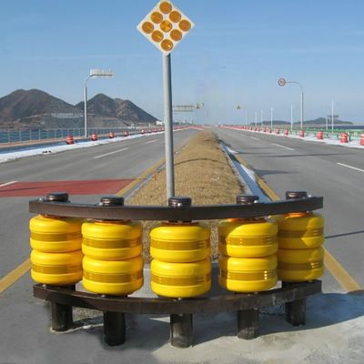 Горяче погруженный оцинкованный Ss400 Steel Crash Roller Guardrail с EVA Rolling Barrels