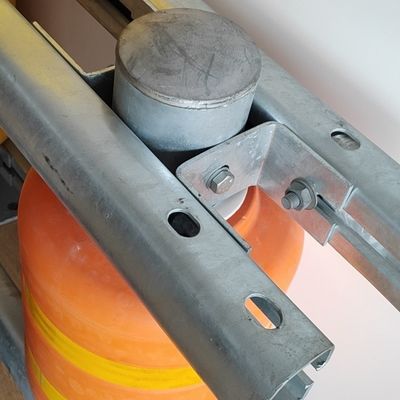 ISO9001 2008 Сертифицированная безопасность дорожного движения EVA вращающиеся бочки вращающийся барьер