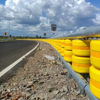 Гальванизированный порошок покрытый безопасным строительством дорожного трафика Безопасное ограждение от столкновений
