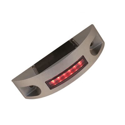 Поставка солнечных алюминиевых полукруговых дорожных ступеней с LED цветовыми опциями и алюминиевым корпусом