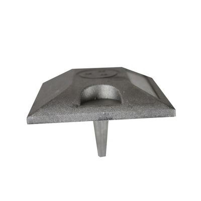 End G105 Yellow Cast Aluminum Square Road Stud for Roadway Safety 100*100*20 мм Размер