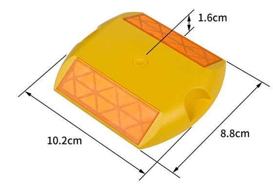 Дорожная безопасность G105 Led Strobe Solar Square Пластиковый Дорожный Студ для шоссе