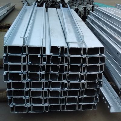 Настройка C Post Road Safety W Beam Steel Galvanized Highway Guardrail для долгосрочной эксплуатации