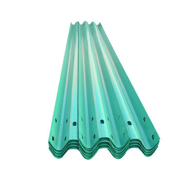 Гальванизированный Q235 Q345 Цветопокрытый American Standard Highway Guardrail Движущий барьер
