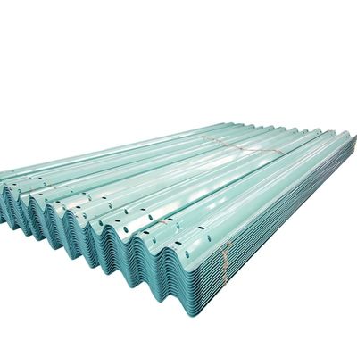 Ограждение для дорожного движения W Beam Guardrail с специальным цветом горячего оцинкованного цинкового покрытия