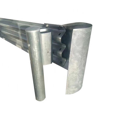 Охранный барьер безопасности Железная дорога W-beam Bullnose End Highway Guardrail Round Terminal End Traffic Barrier