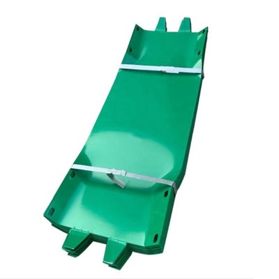Сцинкованный W-beam Highway Guardrail End Wings Steel Buffer End с порошковым покрытием