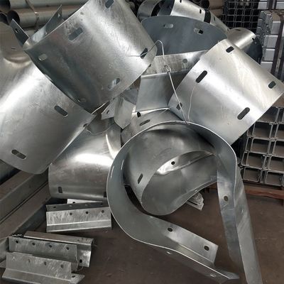 Сцинкованный W-beam Highway Guardrail End Wings Steel Buffer End с порошковым покрытием