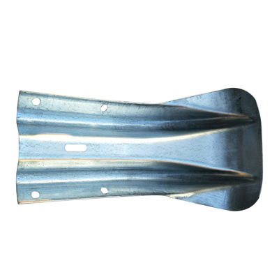 Сцинкованный порошок с покрытием W Beam Highway Metal Guardrail Steel Fishtail End