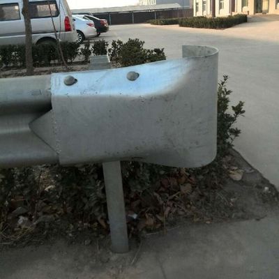 Сцинкованный порошок с покрытием W Beam Highway Guardrail Crash Barrier Terminal Round End