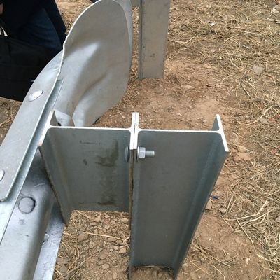 Сцинкованная дорожная ограда H Newel Post для безопасности дорожного движения