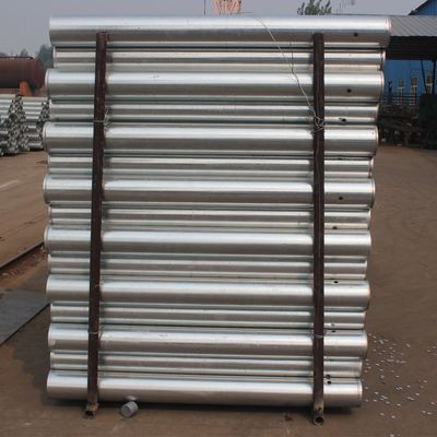 Безопасность дорожного движения W Beam Galvanized Guardrail AASHTO M180 Round Post 150*75*5*Distance Q235B