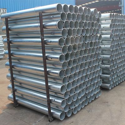 Безопасность дорожного движения W Beam Galvanized Guardrail AASHTO M180 Round Post 150*75*5*Distance Q235B