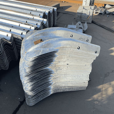 Антикоррозионный стальной терминал для AASHTO M180 Standard Highway Guardrail