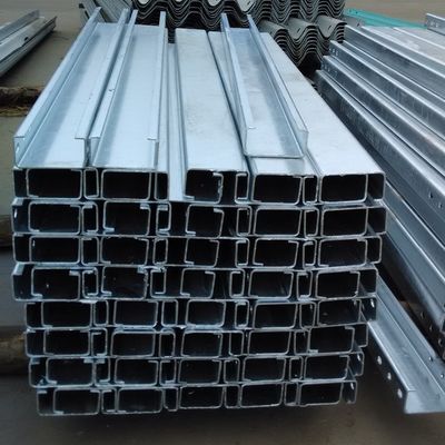 Автомобильные ограждения из стали C Пост оцинкованный и покрытый порошком для безопасности дорожного движения