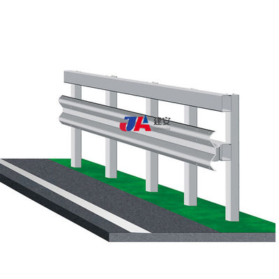 W Beam Highway Guardrail с стандартом AASHTO M-180 и цинковым покрытием 550-600 г/м2