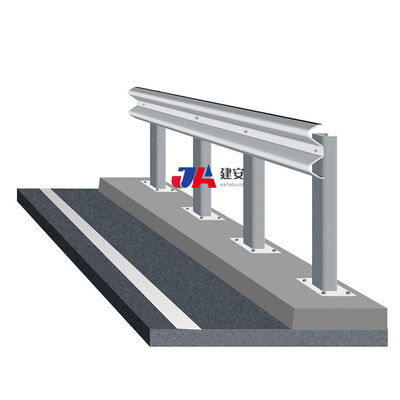 Горячее оцинкованное холодное проката длина 4130 мм W-Beam Highway Guardrail Traffic Crash Barrier Стандарт AASHTO M-180