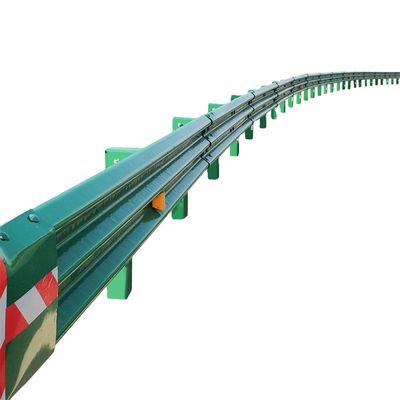 Стандартный AASHTO M-180 нержавеющая сталь гофрированный W Beam Barrier для безопасности дорожного движения