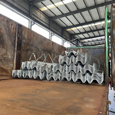 2022 Нижний W Beam Guardrail Highway Guardrail Стальной барьер